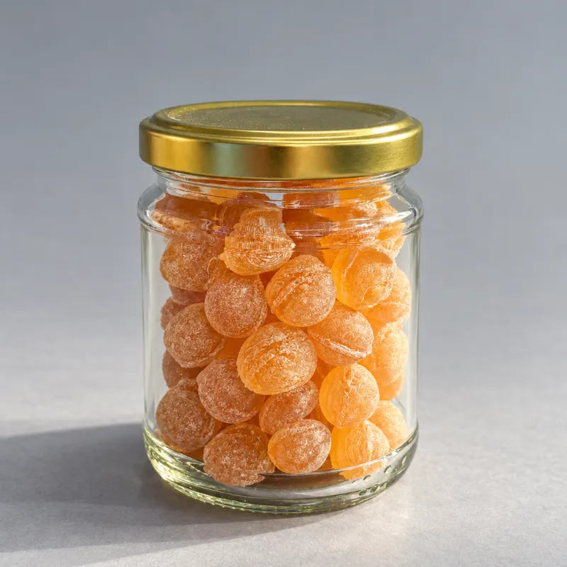 Pot de miel avec bonbons au miel 