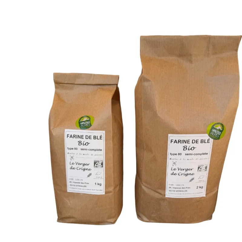 Farine de blé T80 bio