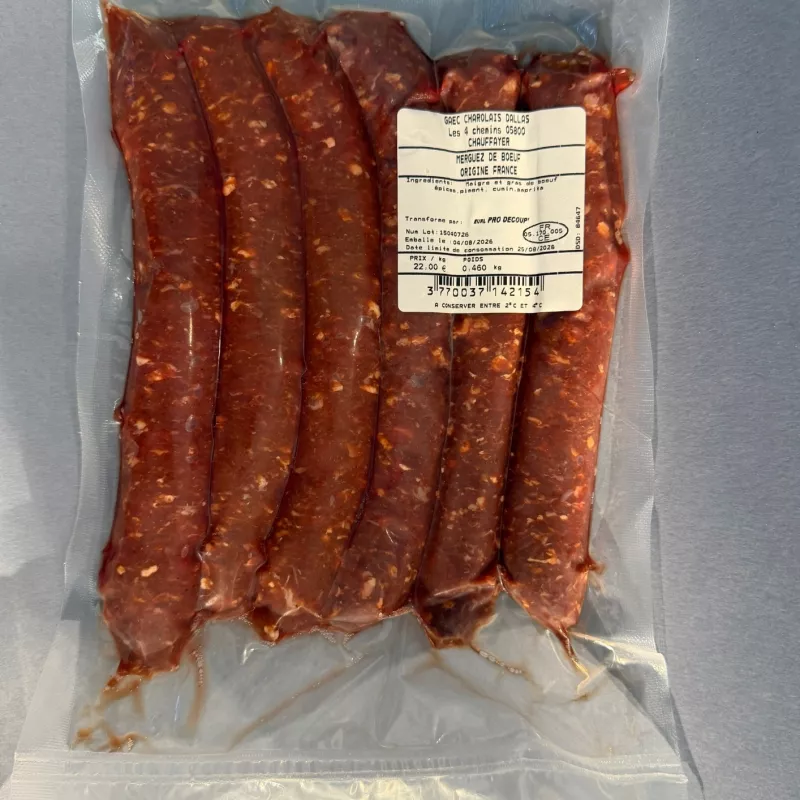 Merguez (bœuf)