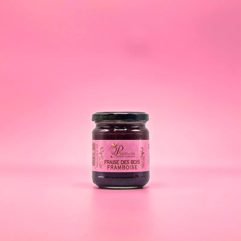 Confiture de fraise des bois - framboise