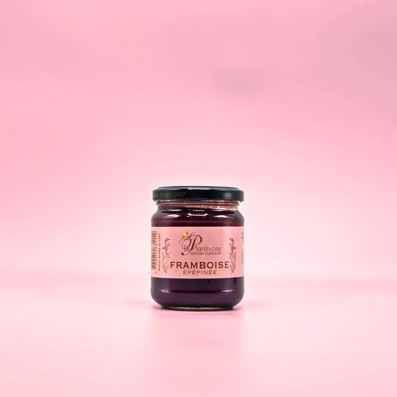 Confiture de framboise épépinée