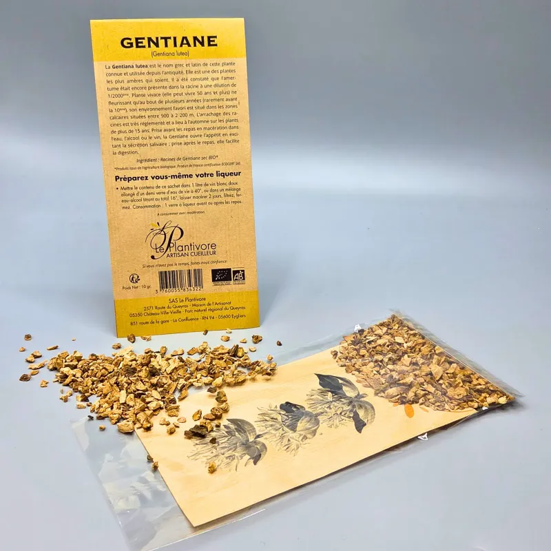 Sachet de gentiane bio