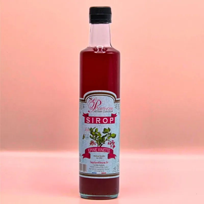 Sirop artisanal d'épine vinette