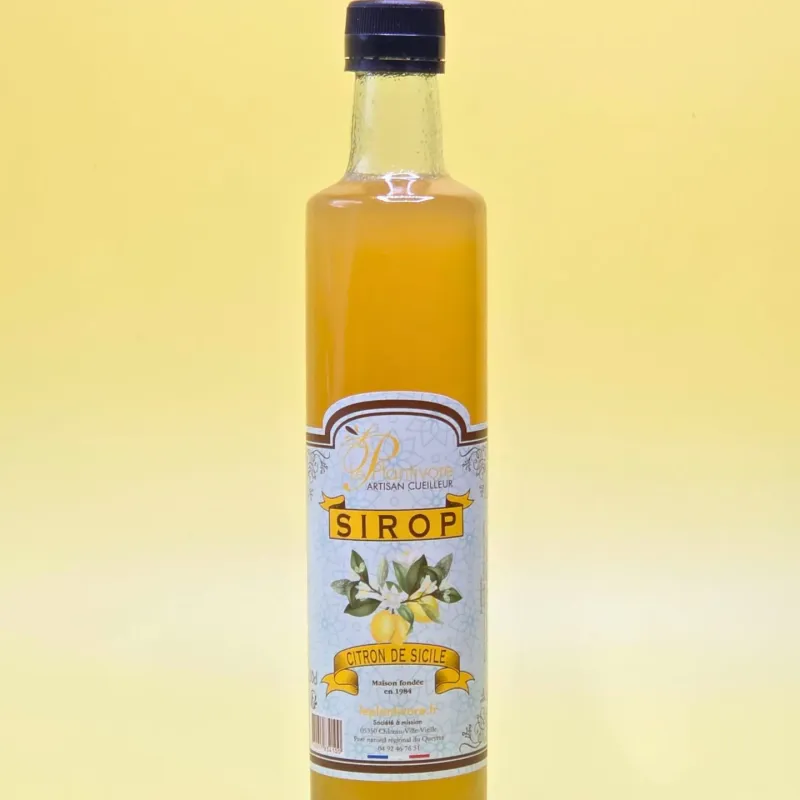 Sirop artisanal de citron de Sicile