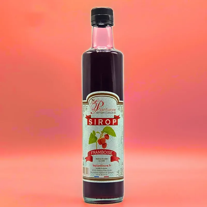 Sirop artisanal de framboise