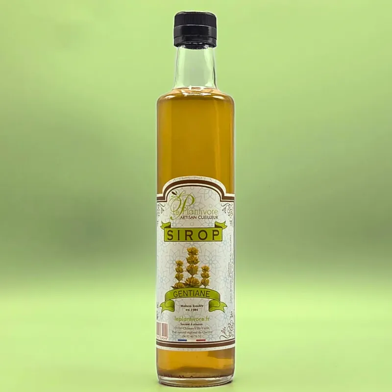 Sirop artisanal de gentiane