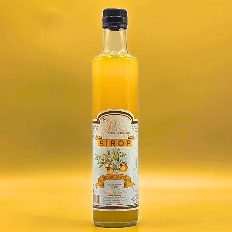 Sirop artisanal de mandarine de Sicile