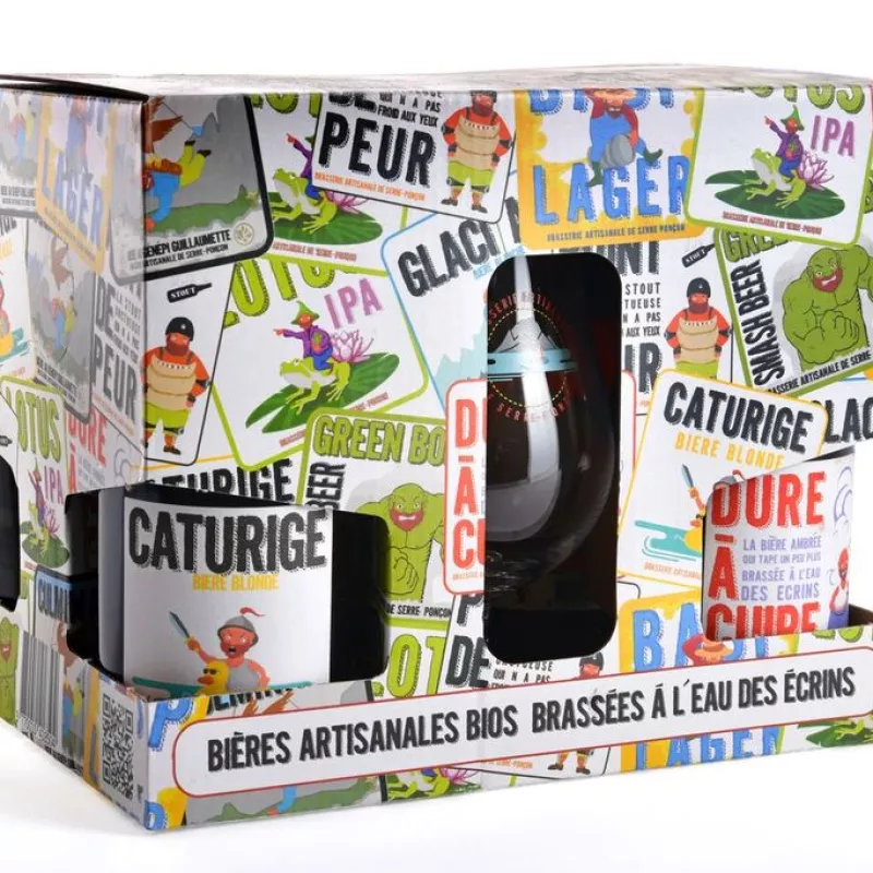 Coffret de bières + verre