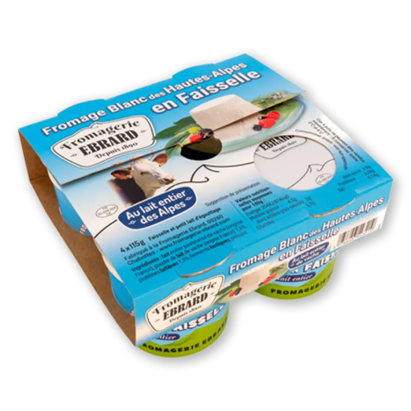 Faisselles au lait de vache