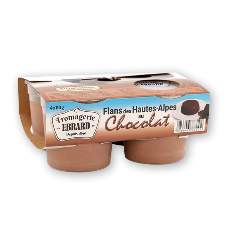 Flan au chocolat