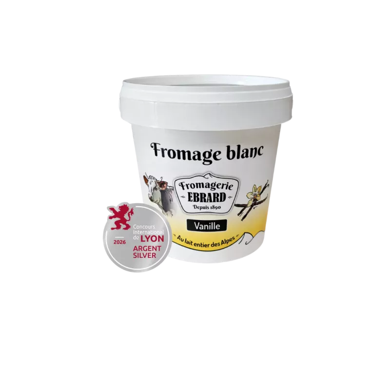 Fromage blanc à la vanille