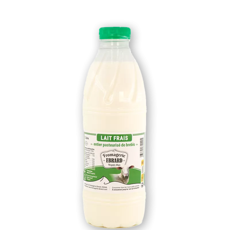 Lait frais entier pasteurisé de brebis