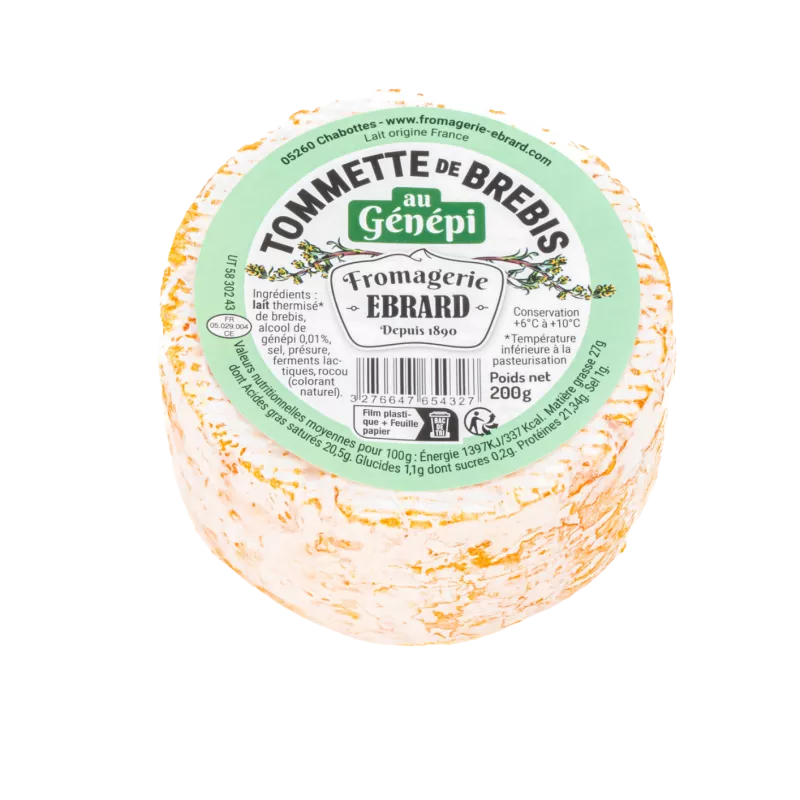 Tommette de brebis au génépi