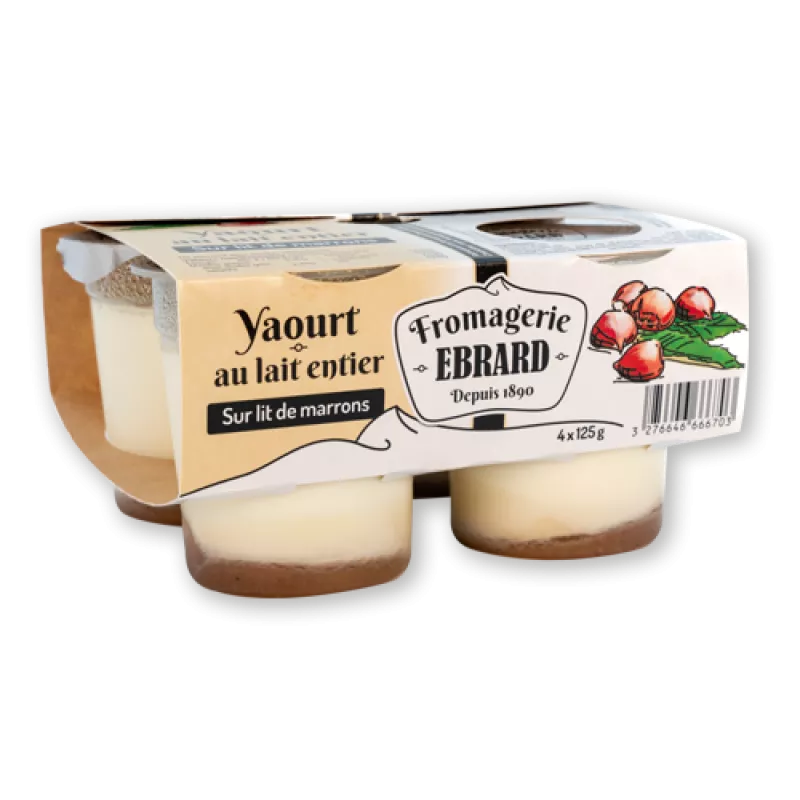 Yaourt à la confiture de marrons