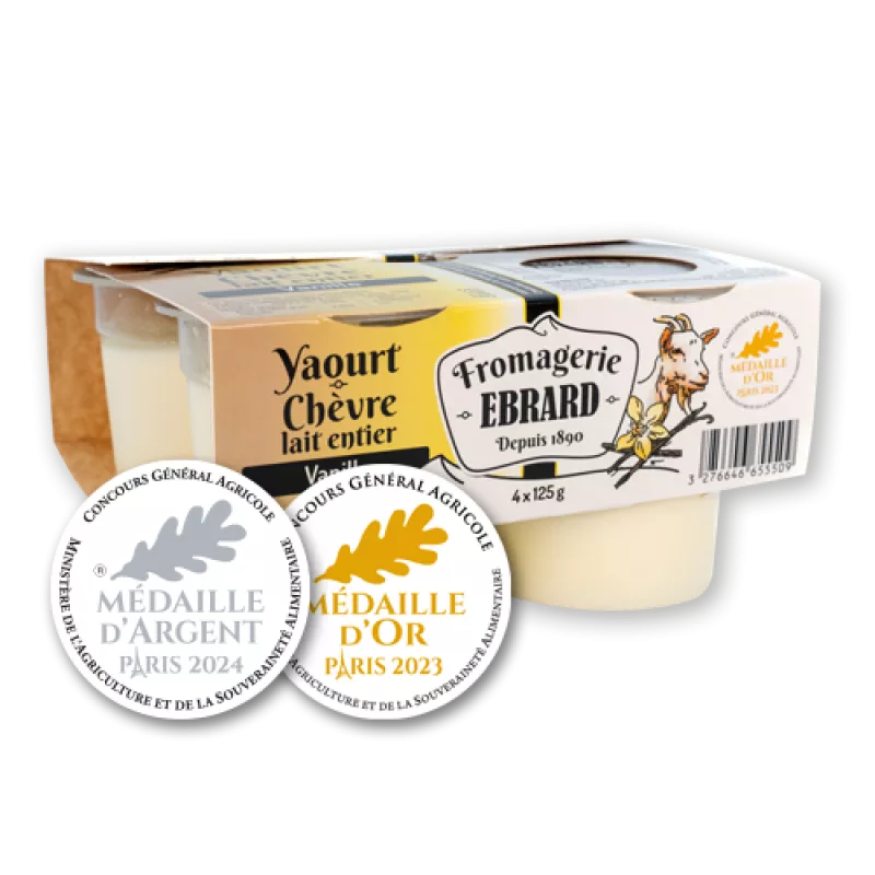 Yaourt de chèvre à la vanille