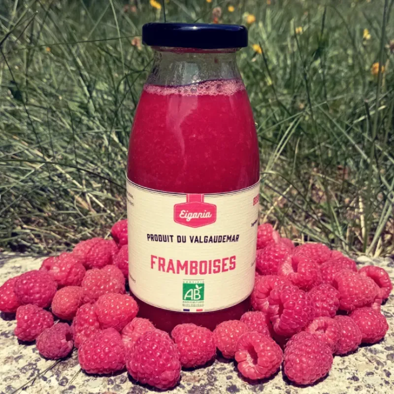 Boisson à la framboise bio