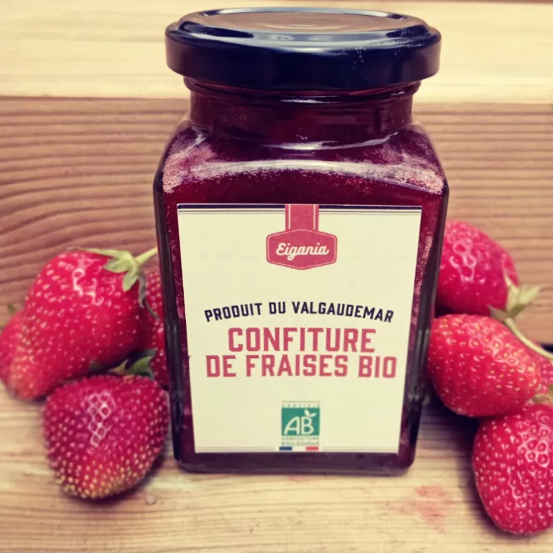 Confiture de fraises bio