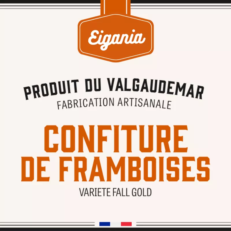 Confiture de framboises jaunes FALL GOLD