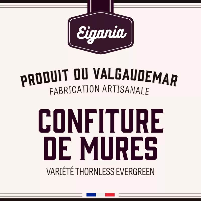 Confiture de mûres THORNLESS EVERGREEN