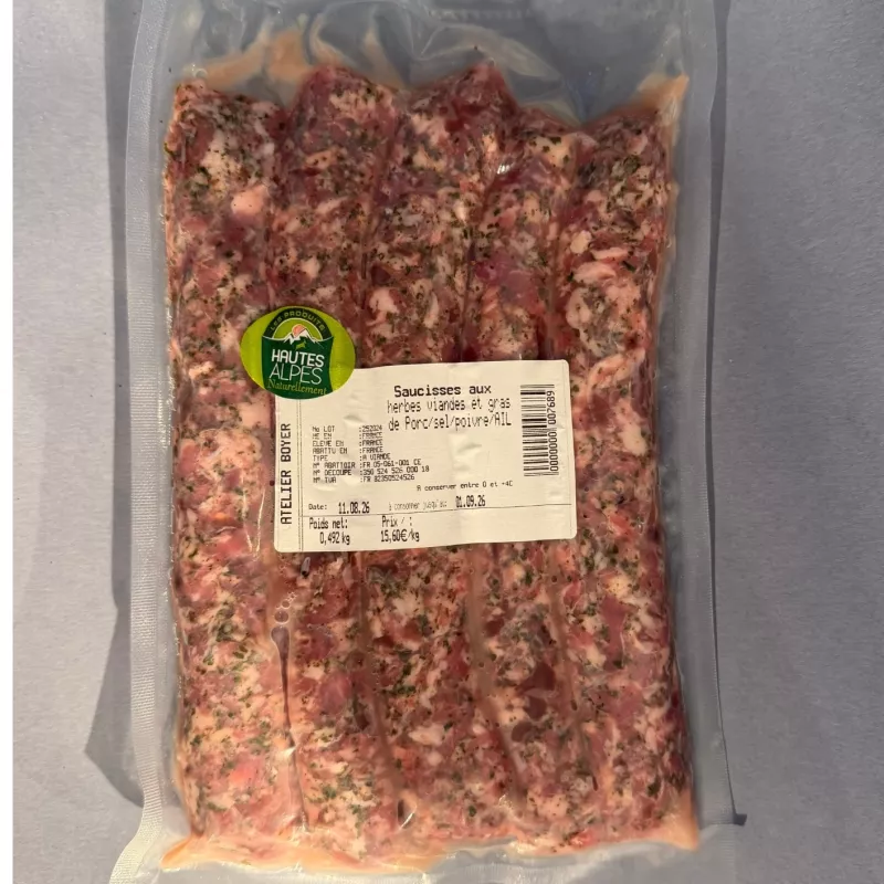 Saucisse aux herbes