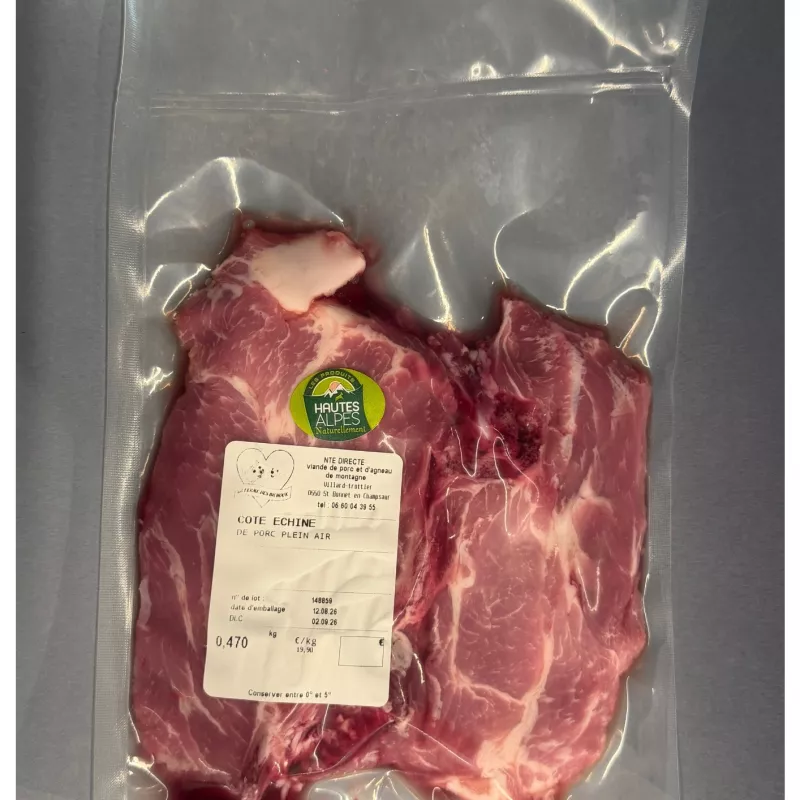 Côte échine (porc)