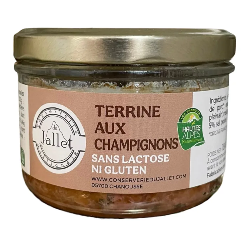 Terrine aux champignons des bois