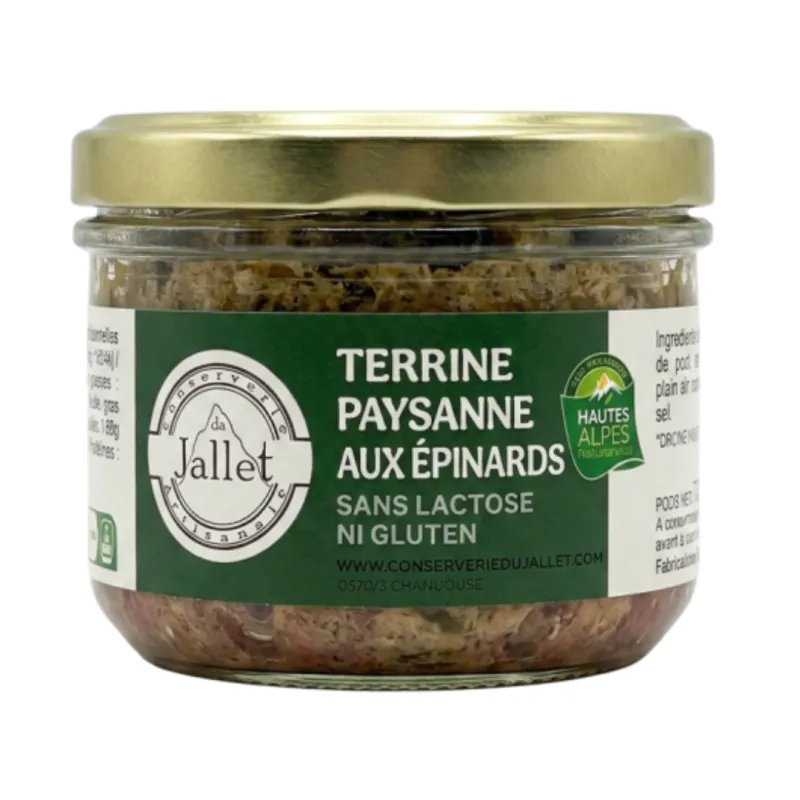 Terrine aux épinards