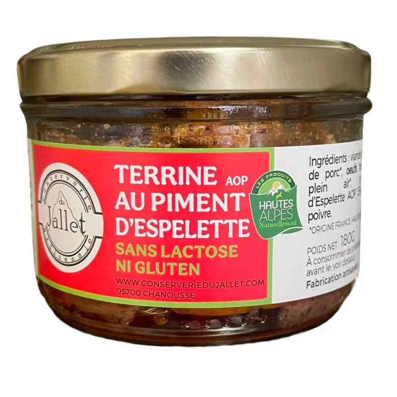 Terrine aux piment d'Espelette AOP