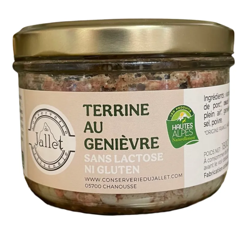 Terrine de porc genièvre