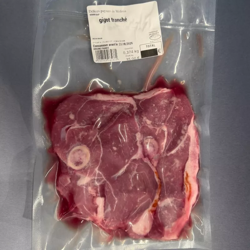Gigot tranché (agneaux)