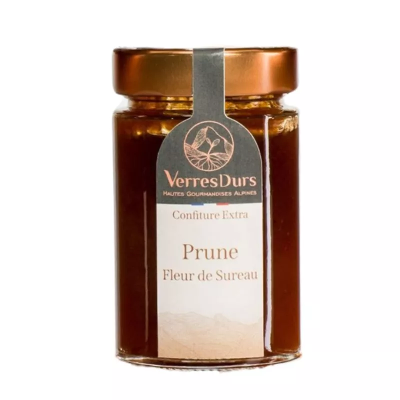 Confiture extra - Prune, fleurs de sureau